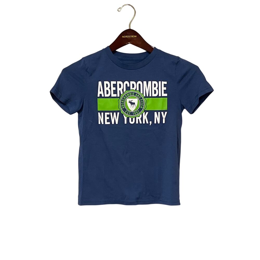 Abercrombie Kids, T-shirt, NY Blue Size 7/8 KB495